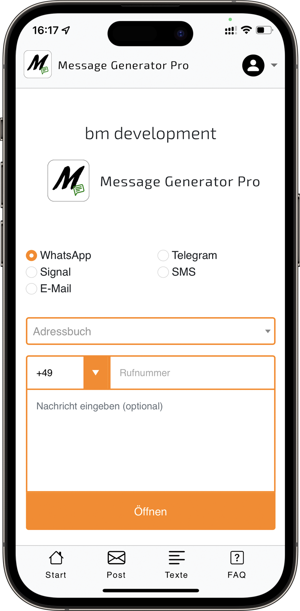 Message Generator